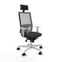 Office Chair with Headrest Piqueras y Crespo 4B026N1 Black
