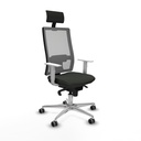 Office Chair with Headrest Piqueras y Crespo 4B086G1 Black