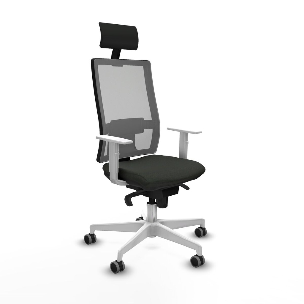 Office Chair with Headrest Piqueras y Crespo 4B026G1 Black