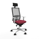 Office Chair with Headrest Piqueras y Crespo 4B086N1 Maroon