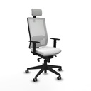 Silla de Oficina Piqueras y Crespo 1D066G2 Blanco