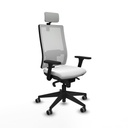 Silla de Oficina Piqueras y Crespo 3D066G2 Blanco