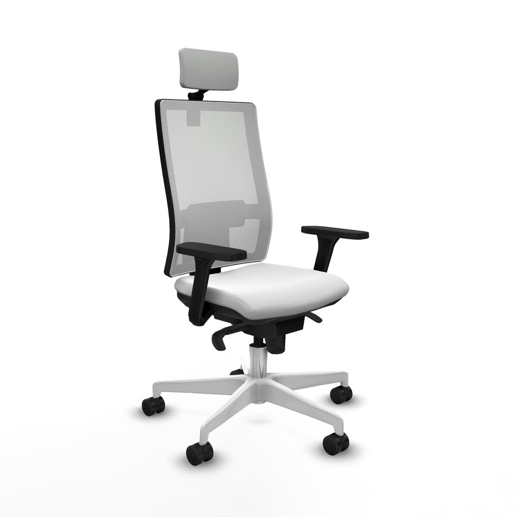 Silla de Oficina Piqueras y Crespo 3D026N2 Blanco