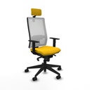 Silla de Oficina Piqueras y Crespo 1D066N2 Amarillo