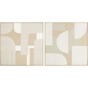 Cuadro Home ESPRIT Poliestireno 90 x 3,8 x 90 cm