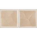 Lienzo Home ESPRIT Algodón Cuerda Poliestireno Lienzo 100 x 3,8 x 100 cm