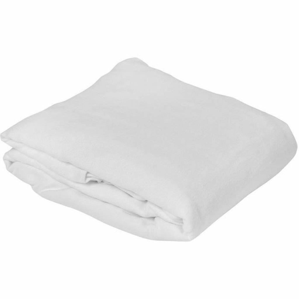 Mattress protector Toison D'or 140 x 190 cm White Double