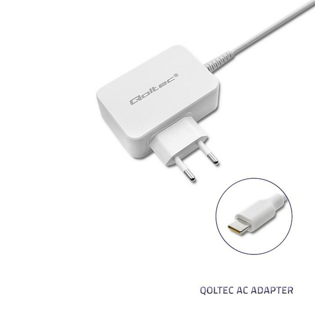 Adaptador de Corriente Qoltec 51039 65 W