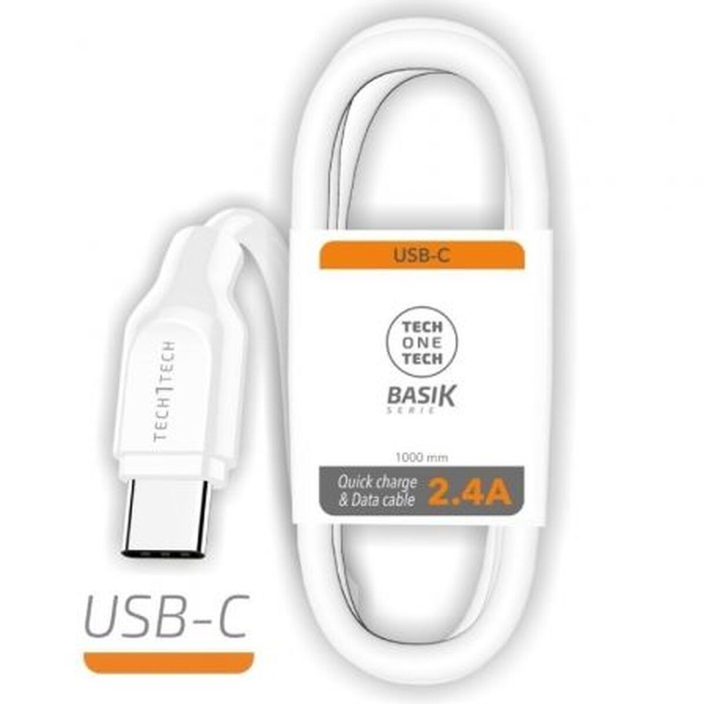 Cable Lightning Tech One Tech Blanco