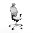 Office Chair with Headrest Jorquera Piqueras y Crespo 1D086N1 White