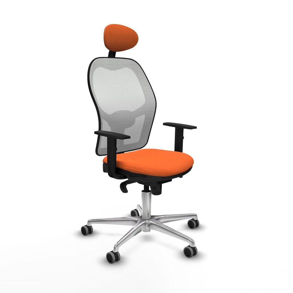 Silla de Oficina con Cabecero Jorquera Piqueras y Crespo 1D086G1 Naranja
