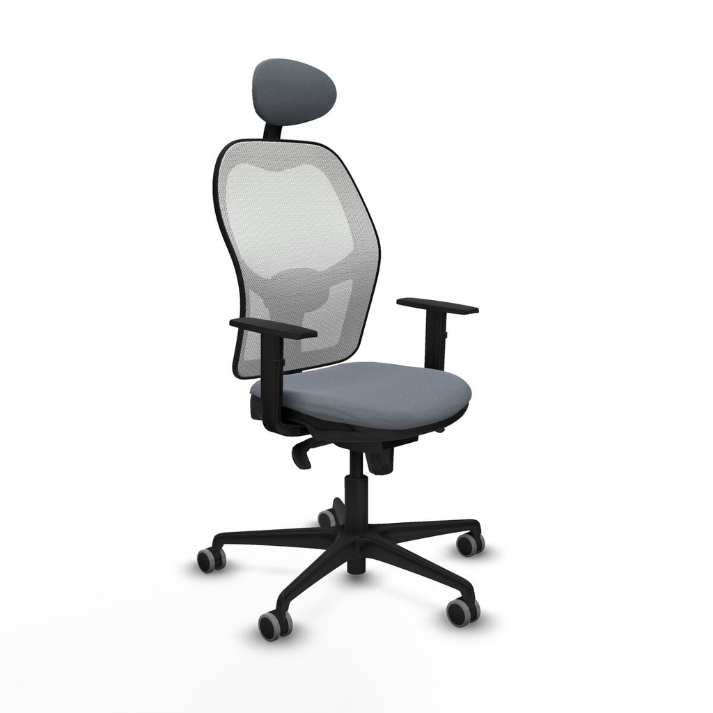 Silla de Oficina con Cabecero Jorquera Piqueras y Crespo 1D036G1 Gris