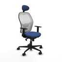 Office Chair with Headrest Jorquera Piqueras y Crespo 1D036N1 Navy Blue