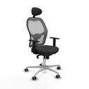 Office Chair with Headrest Jorquera Piqueras y Crespo 1D086G1 Black