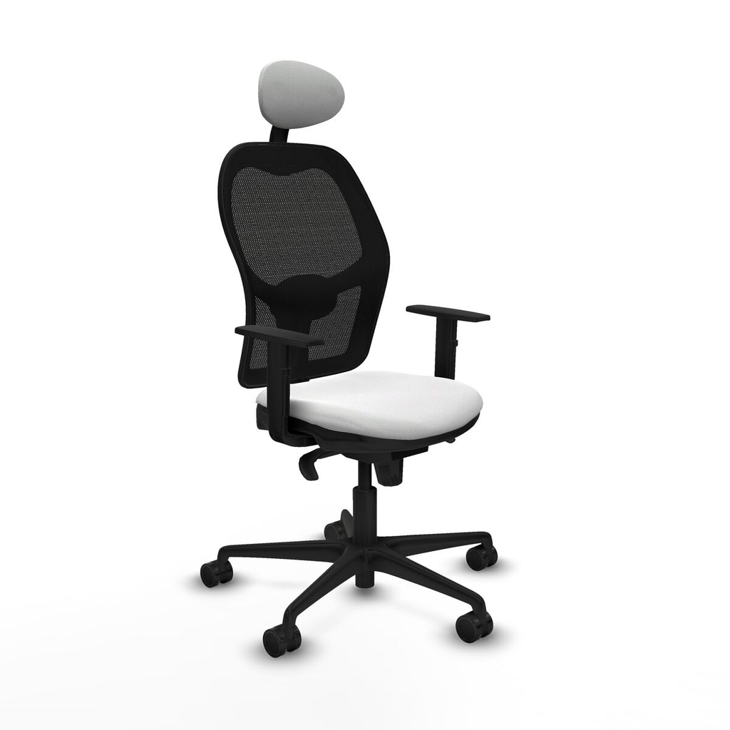 Office Chair with Headrest Jorquera Piqueras y Crespo 1D036N1 White