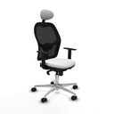 Office Chair with Headrest Jorquera Piqueras y Crespo 1D086N1 White