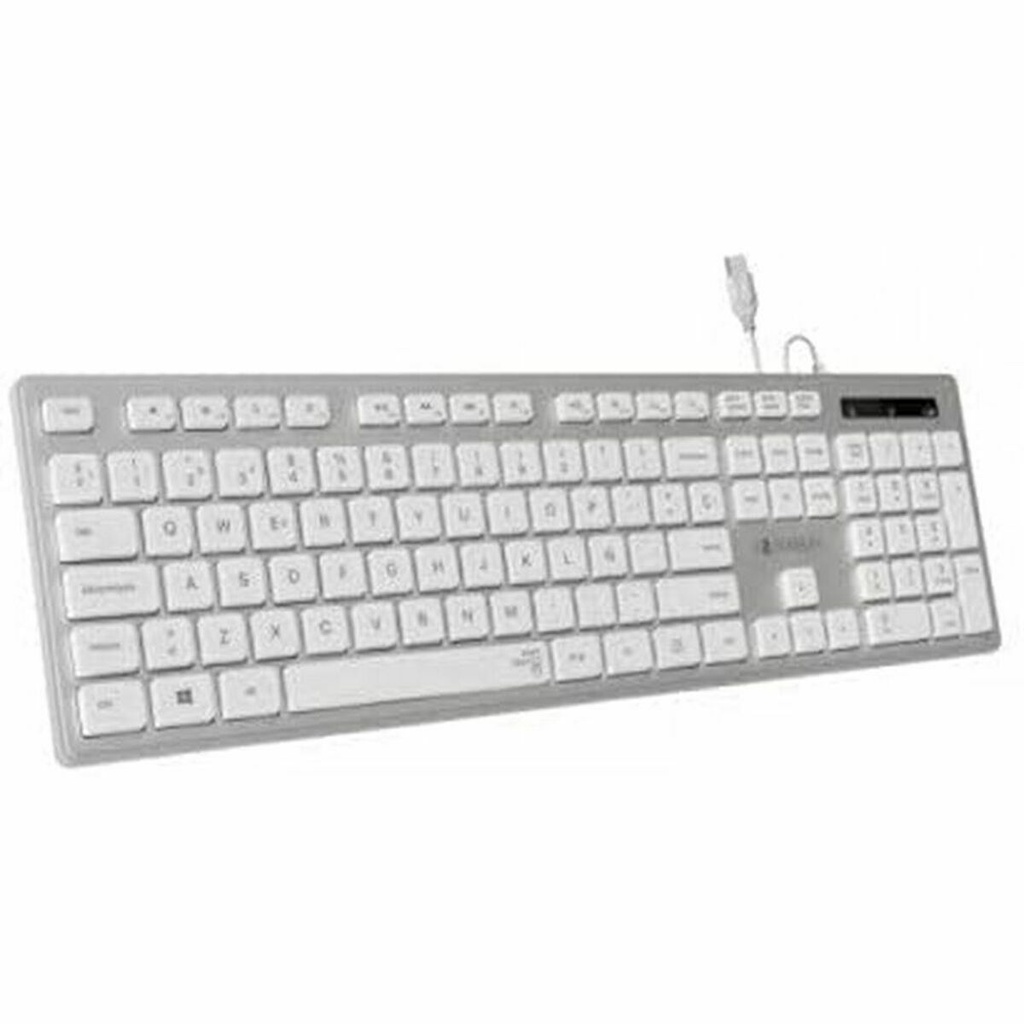 Teclado Subblim SUBKBC-0EKE20 Plateado