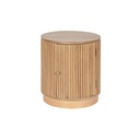 Nightstand Home ESPRIT Natural Paolownia wood MDF Wood 43 x 43 x 48 cm