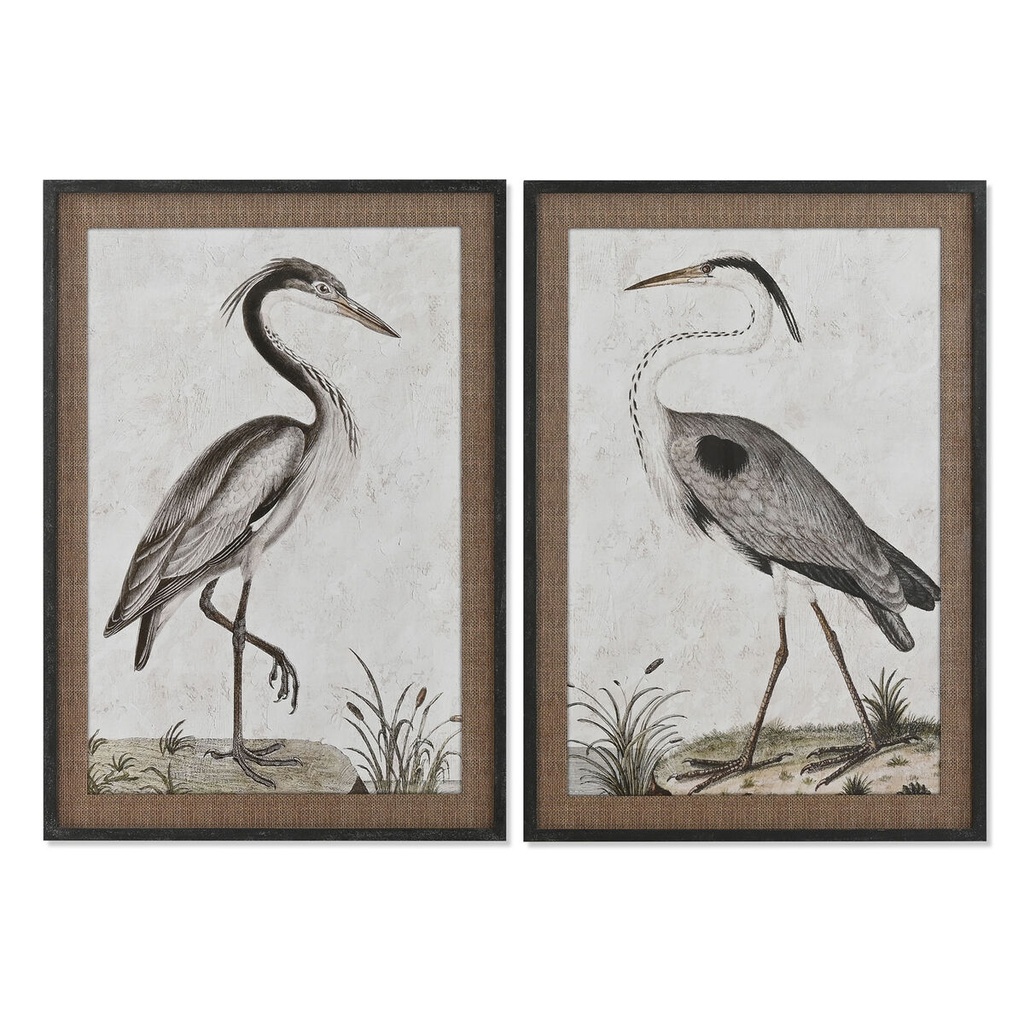 Cuadro Home ESPRIT Cristal Abeto 70 x 4 x 100 cm