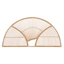 Headboard Home ESPRIT Bamboo Rattan 160 x 2 x 80 cm