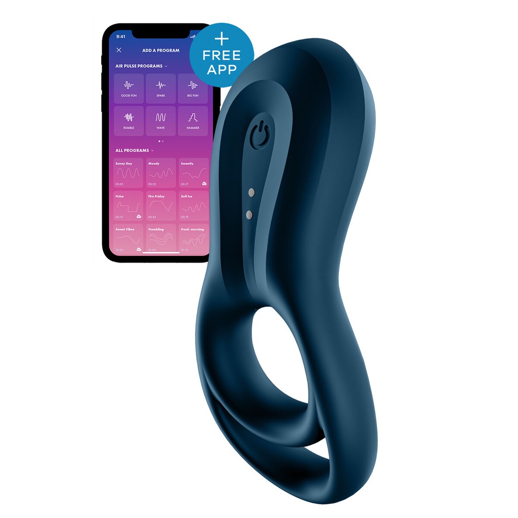 Anillo para el Pene Satisfyer Epic Duo Azul