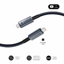 Cable USB-C a USB-C Subblim HIGH Negro 1,5 m