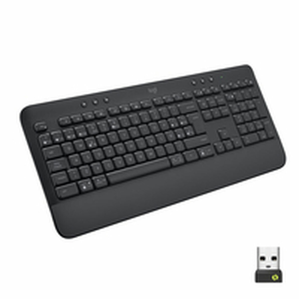 Teclado Inalámbrico Logitech Negro Qwerty Español