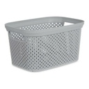 Basket Kipit Grey Plastic 3 L 16,5 x 12,5 x 23 cm