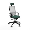 Office Chair with Headrest Horna Traslack Piqueras y Crespo 1D066G2