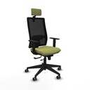 Office Chair with Headrest Horna Traslack Piqueras y Crespo 1D066G2