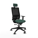 Office Chair with Headrest Horna Traslack Piqueras y Crespo 1D066G2