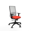 Silla de Oficina Piqueras y Crespo 1D066G0 Naranja Oscuro