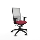 Silla de Oficina Piqueras y Crespo 1D066G0 Granate