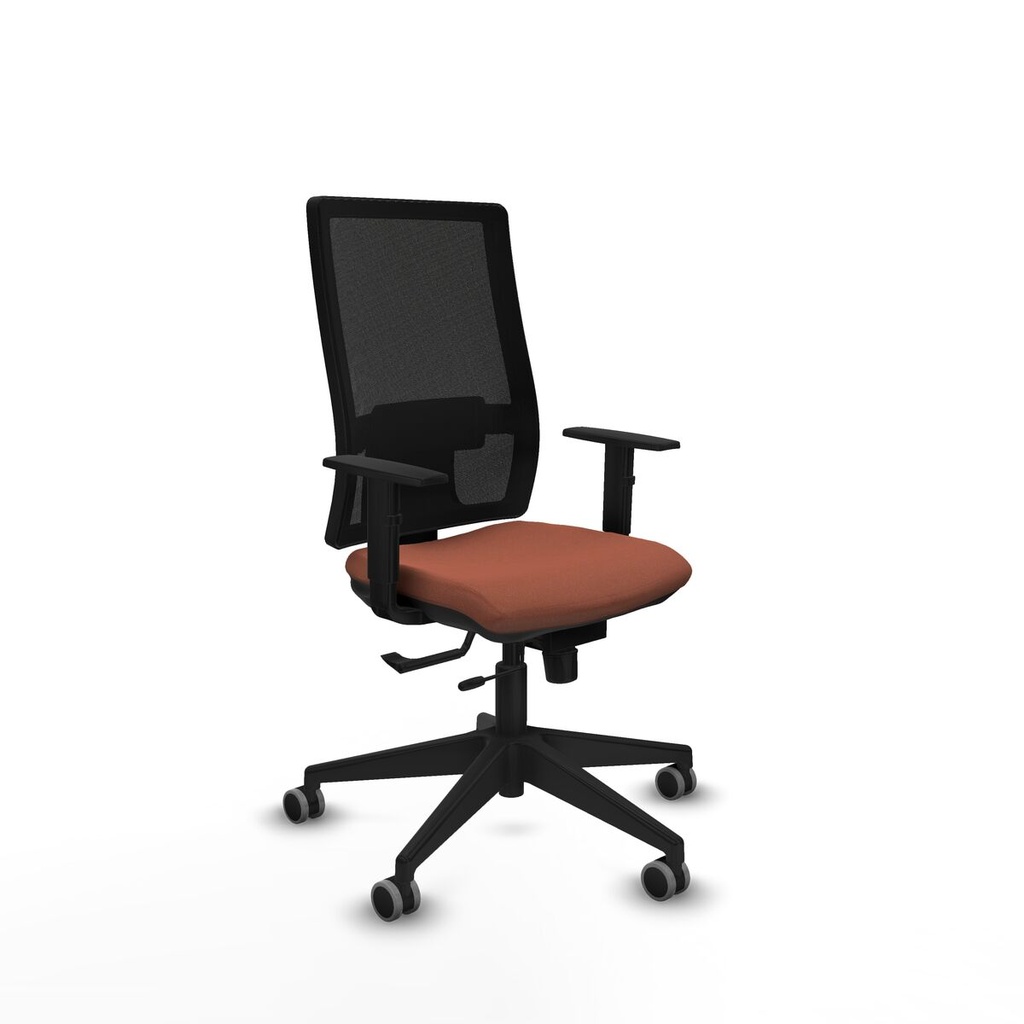 Silla de Oficina Piqueras y Crespo 1D066G0 Marrón Negro