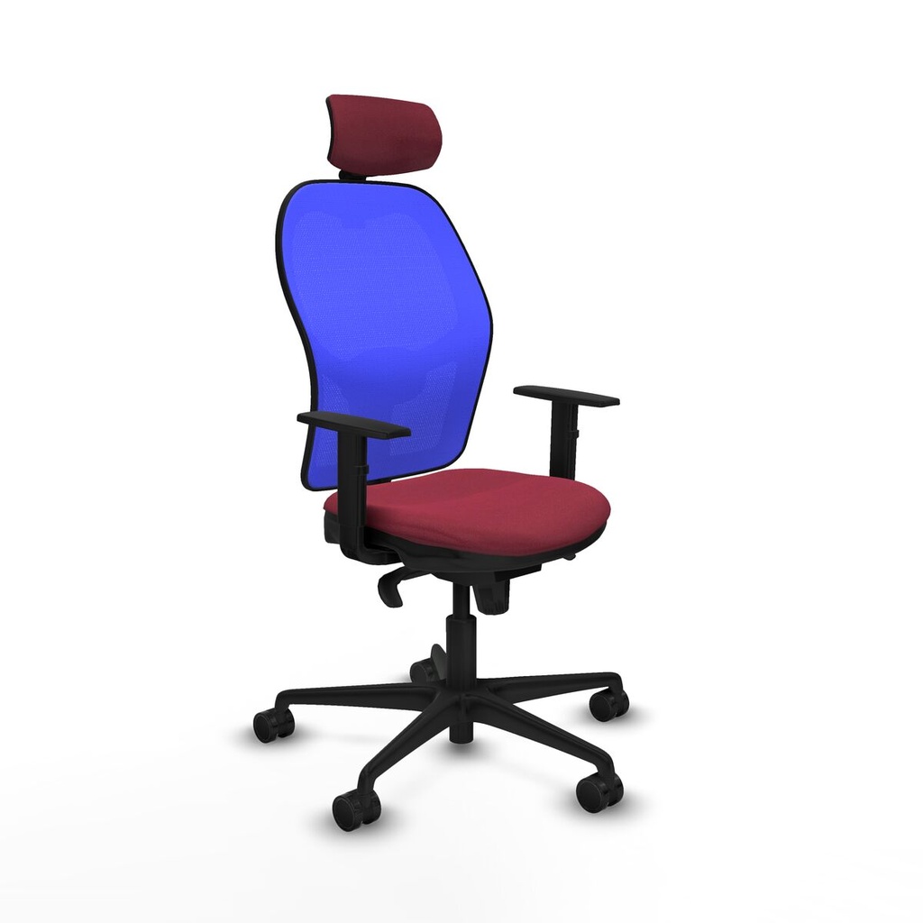 Office Chair with Headrest Piqueras y Crespo 1D036N2 Maroon