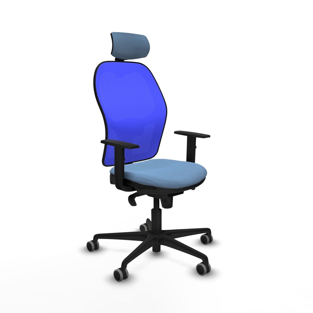 Office Chair with Headrest Piqueras y Crespo 1D036G2 Sky blue