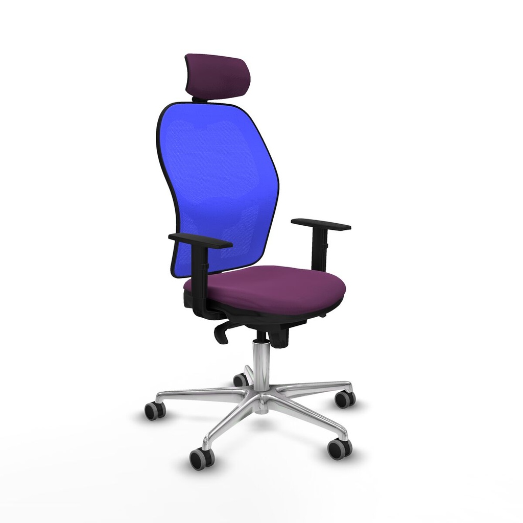 Office Chair with Headrest Piqueras y Crespo 1D086G2 Purple