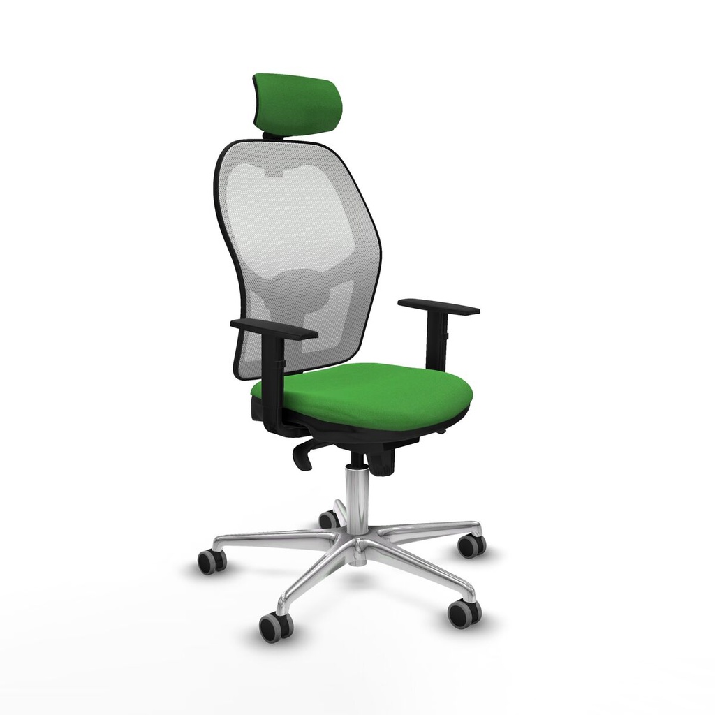 Silla de Oficina con Cabecero Piqueras y Crespo 1D086G2 Verde