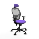 Office Chair with Headrest Piqueras y Crespo 1D036N2 Lilac