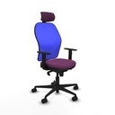 Office Chair with Headrest Piqueras y Crespo 1D036N2 Purple