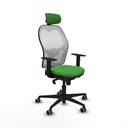 Office Chair with Headrest Piqueras y Crespo 1D036G2 Green