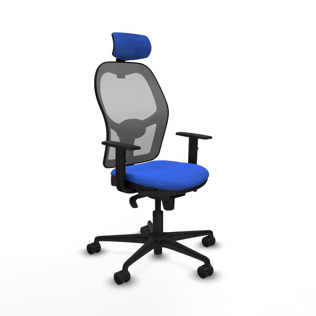 Office Chair with Headrest Piqueras y Crespo 1D036N2 Blue
