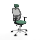 Office Chair with Headrest Piqueras y Crespo 1D086N2 Emerald Green