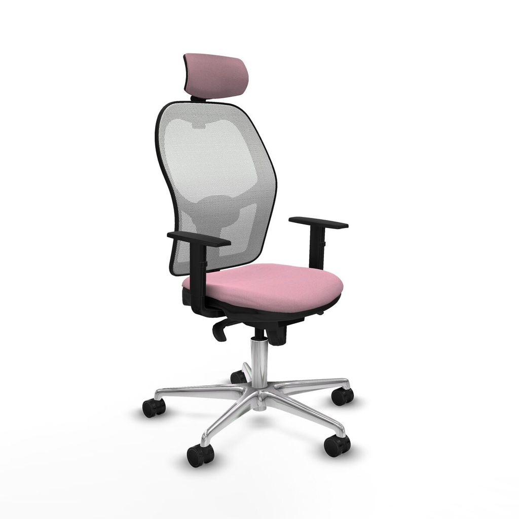 Silla de Oficina con Cabecero Piqueras y Crespo 1D086N2 Rosa
