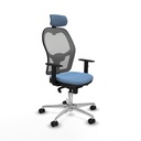 Silla de Oficina con Cabecero Piqueras y Crespo 1D086N2 Azul cielo