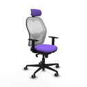 Office Chair with Headrest Piqueras y Crespo 1D036G2 Lilac