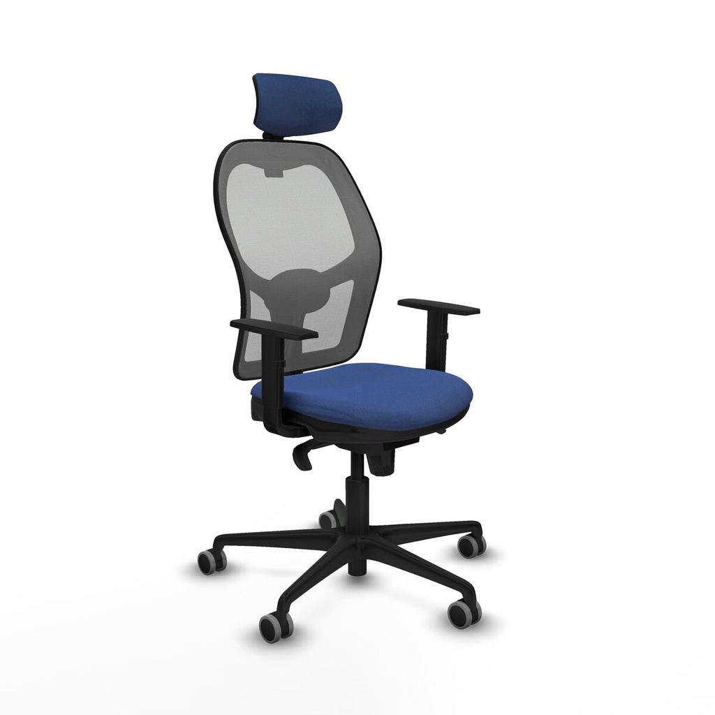 Office Chair with Headrest Piqueras y Crespo 1D036G2 Navy Blue