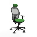 Office Chair with Headrest Piqueras y Crespo 1D036G2 Green