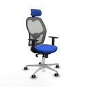Office Chair with Headrest Piqueras y Crespo 1D086G2 Blue