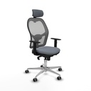 Office Chair with Headrest Piqueras y Crespo 1D086G2 Grey